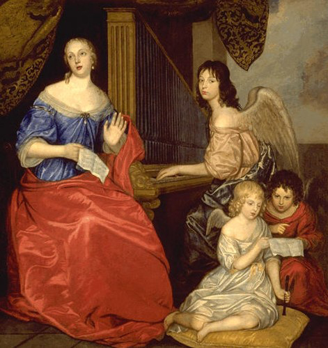 Louise de La Valliere and her children